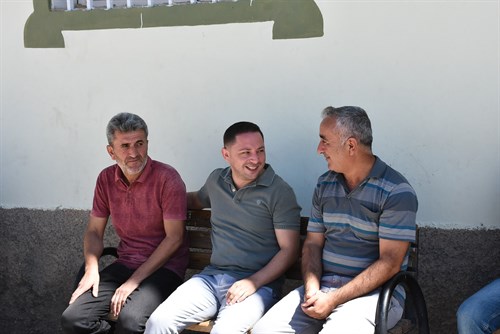Kaymakam/Belediye Başkan V. Ercan Kayabaşı, Akçatarla Mahallesini ziyaret etti