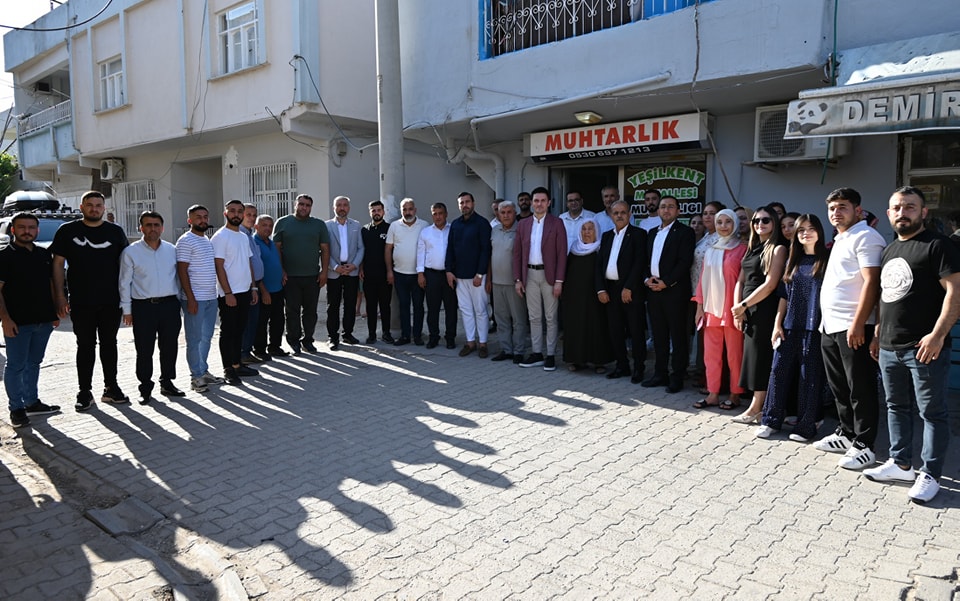 Kaymakamımız Sayın Evren ÇAKIR, İlçemiz Yeşilkent Mahalle Muhtarı Mehmet Selim DEMİRTAŞ'ı  ziyarette bulundu.